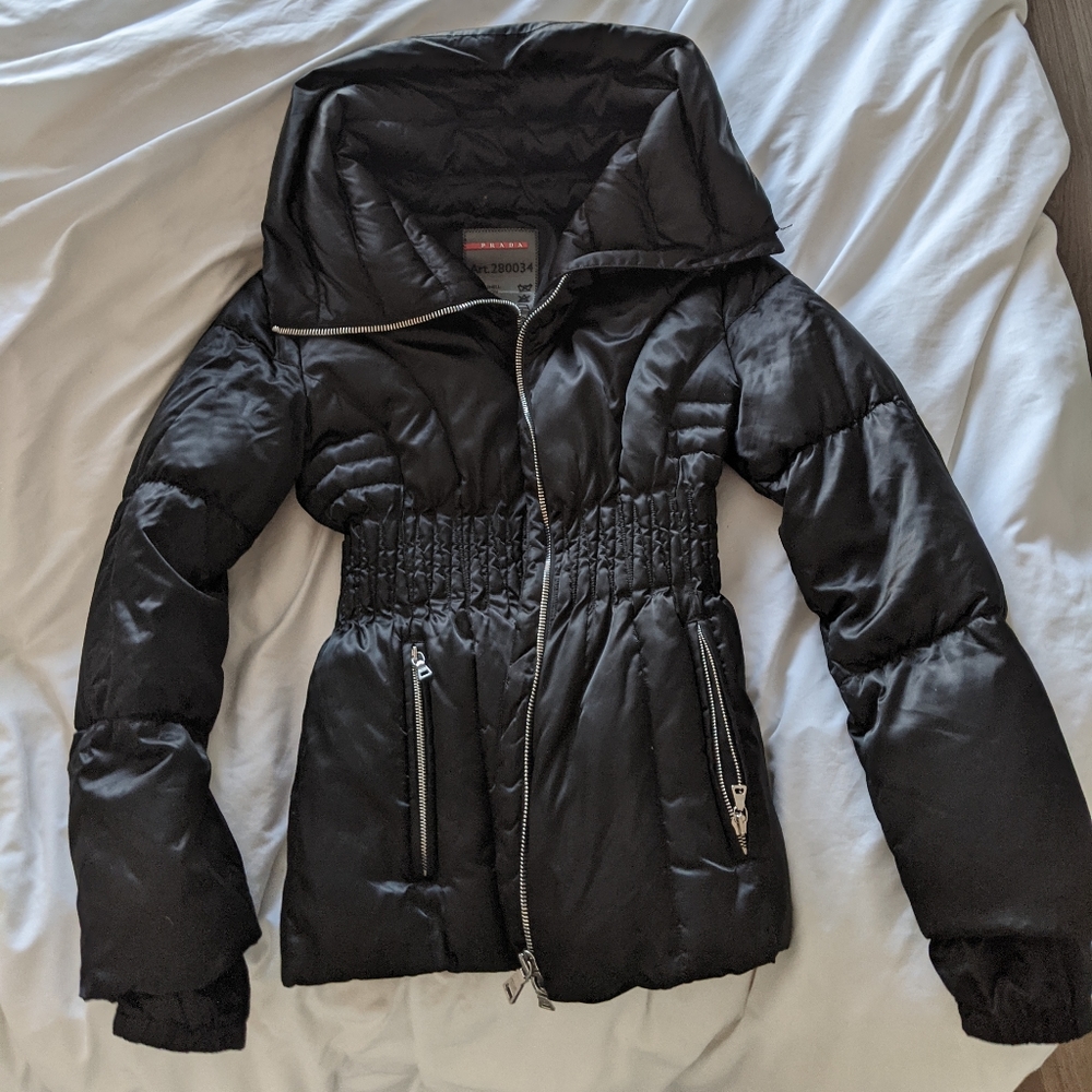 Prada Down Winter Jacket Puffer Nylon - image 7